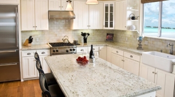 Chọn màu đá hoa cương Granite cho nhà bếp