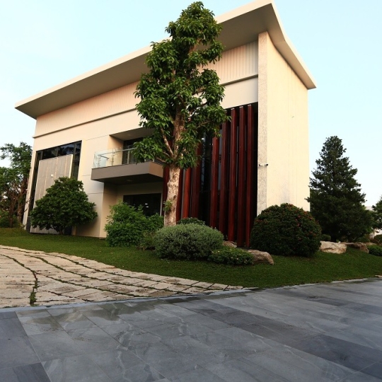 Thi công ốp đá nội thất và sân vườn