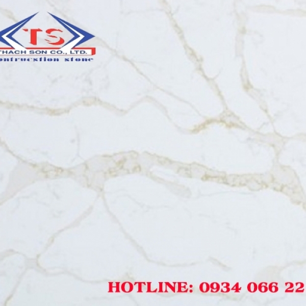 Đá Nhân Tạo Trắng Chỉ Hồng