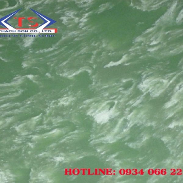 Đá nhân tạo xanh vân mây